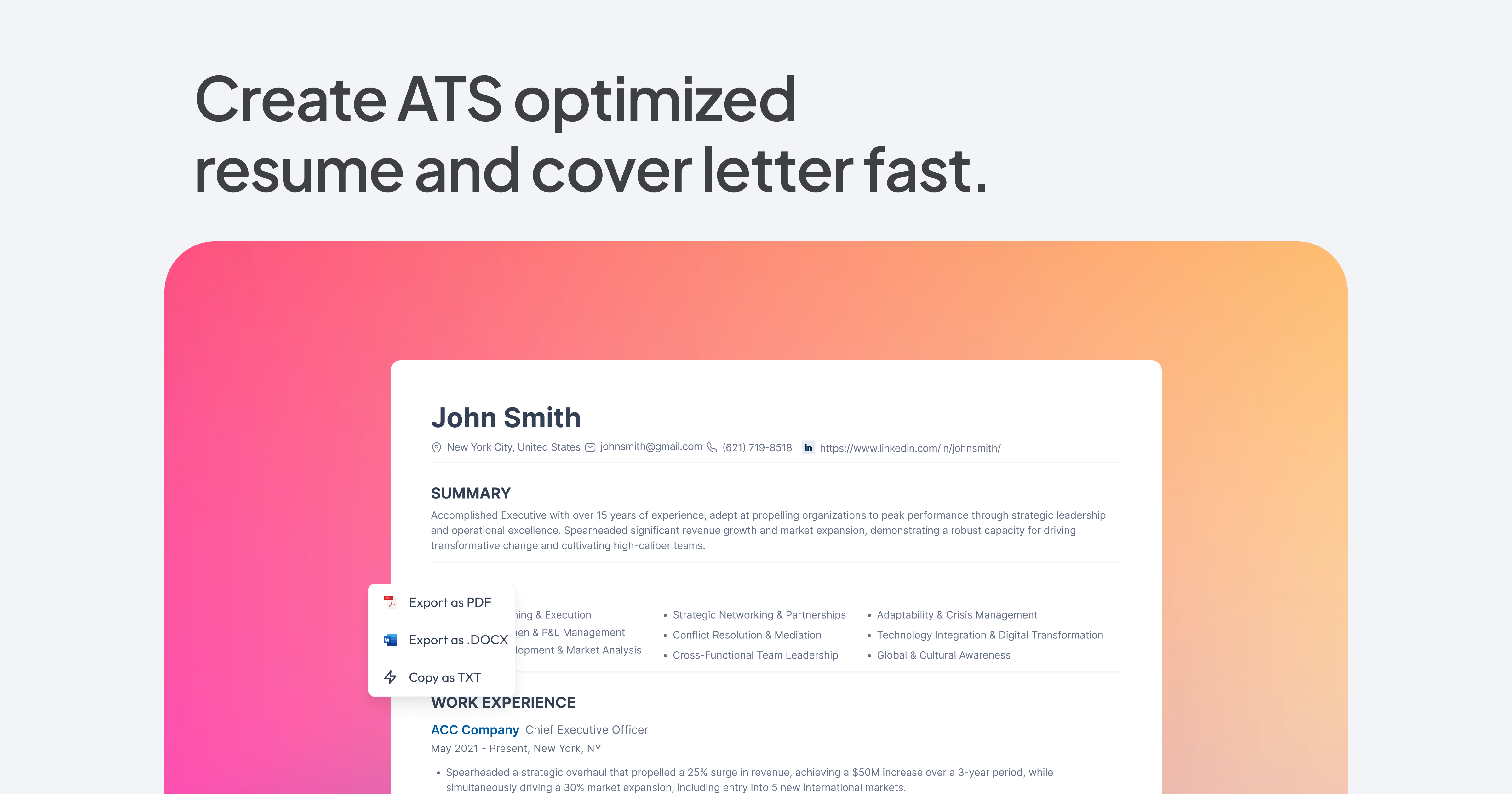 ResumeRanker Transform Your Resume Into A Job Magnet ResumeRanker Transform Your Resume Into A Job Magnet